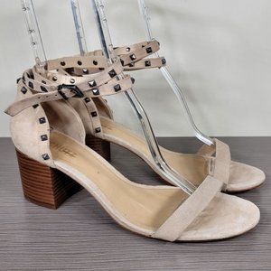 Schutz Studded Block Heel Sandals, Womens Size 11